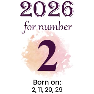 Numerology 2026 for Number 2