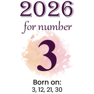 Numerology 2026 for Number 3