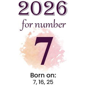 Numerology 2026 for Number 7