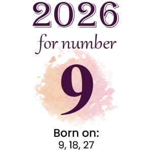 Numerology 2026 for Number 9