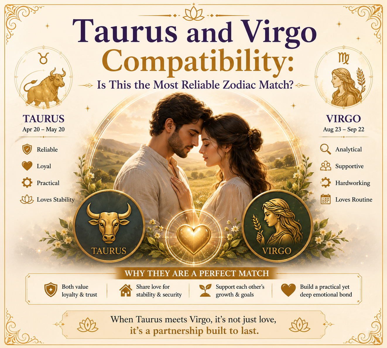 Taurus and Virgo Compatibility