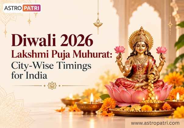 Diwali 2026 Lakshmi Puja Muhurat: City-Wise Timings Across India
